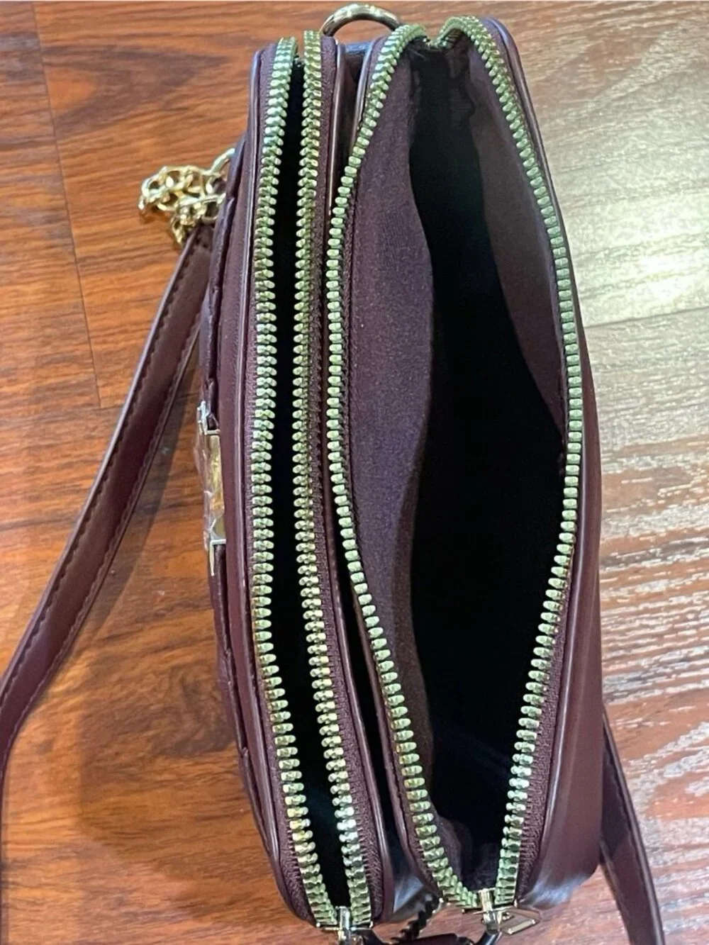GROSSI BURGANDY WOMEN CROSSBODY BAG ZIP